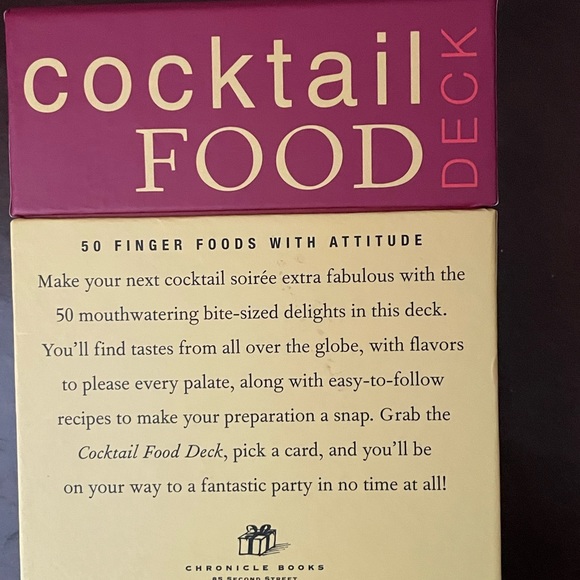 Hostess set; cutting board with recipient book & cards - Picture 2 of 8